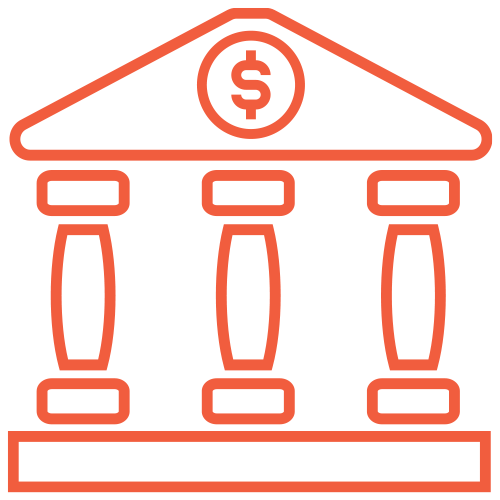 bank, financial institution icon