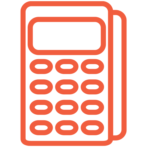 budget planner calculator tool icon